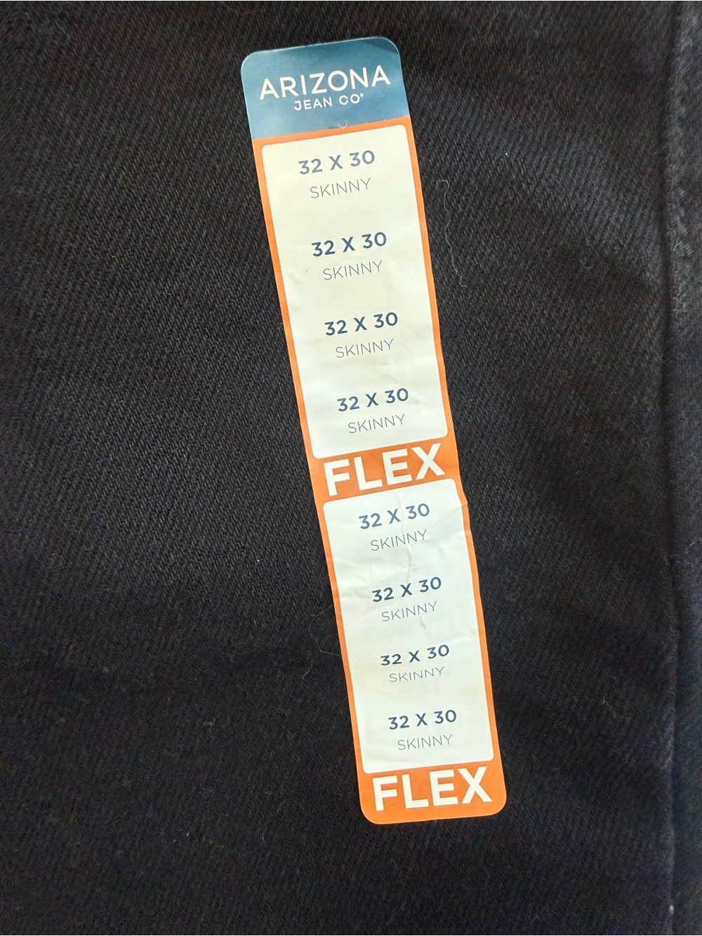 Men’s Flex Skinny Jeans Black Denim Sleek Minimalist Arizona Jean Company - Picture 4 of 6